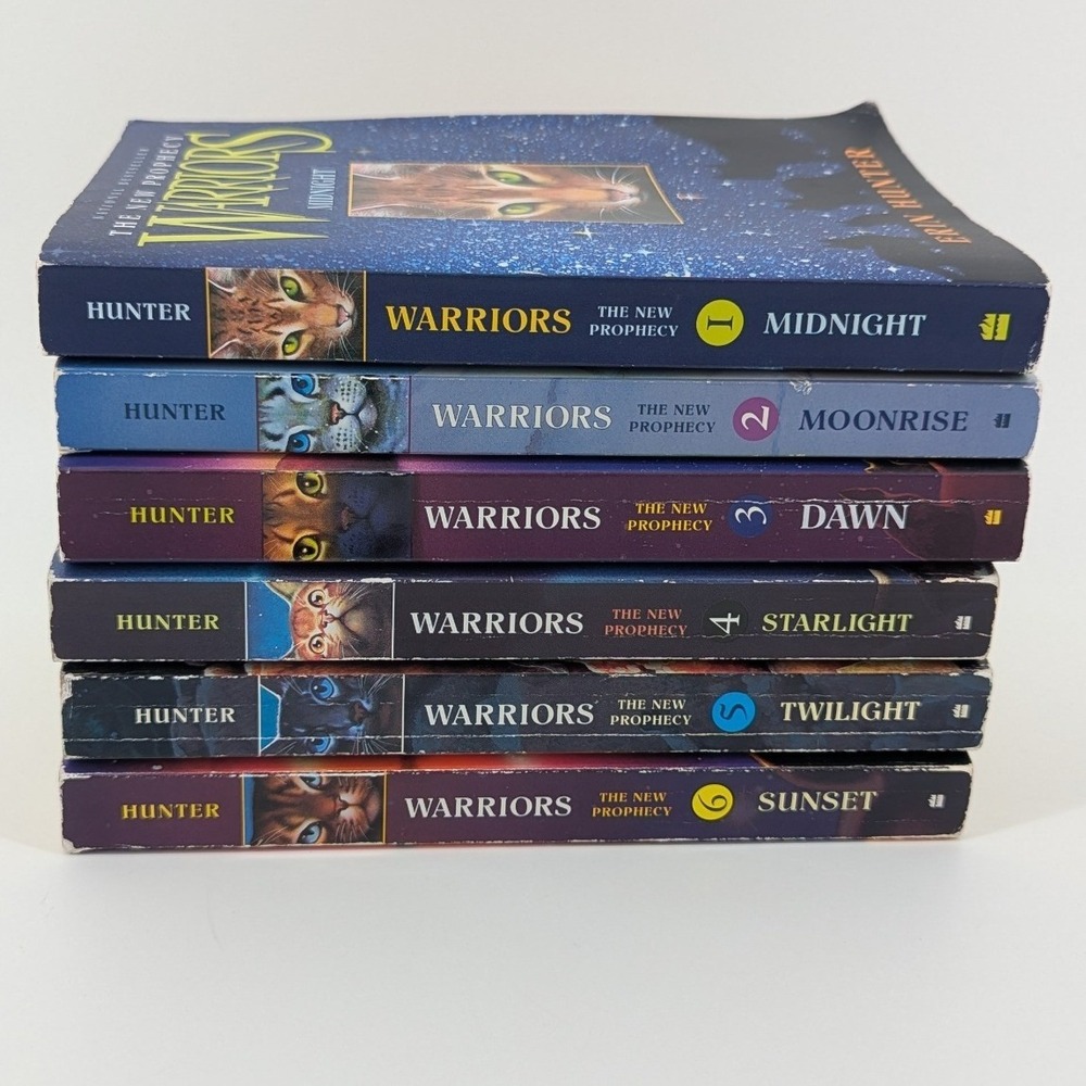 Warriors The New Prophecy Complete Arc Books 1-6 Erin Hunter Paperback Set
